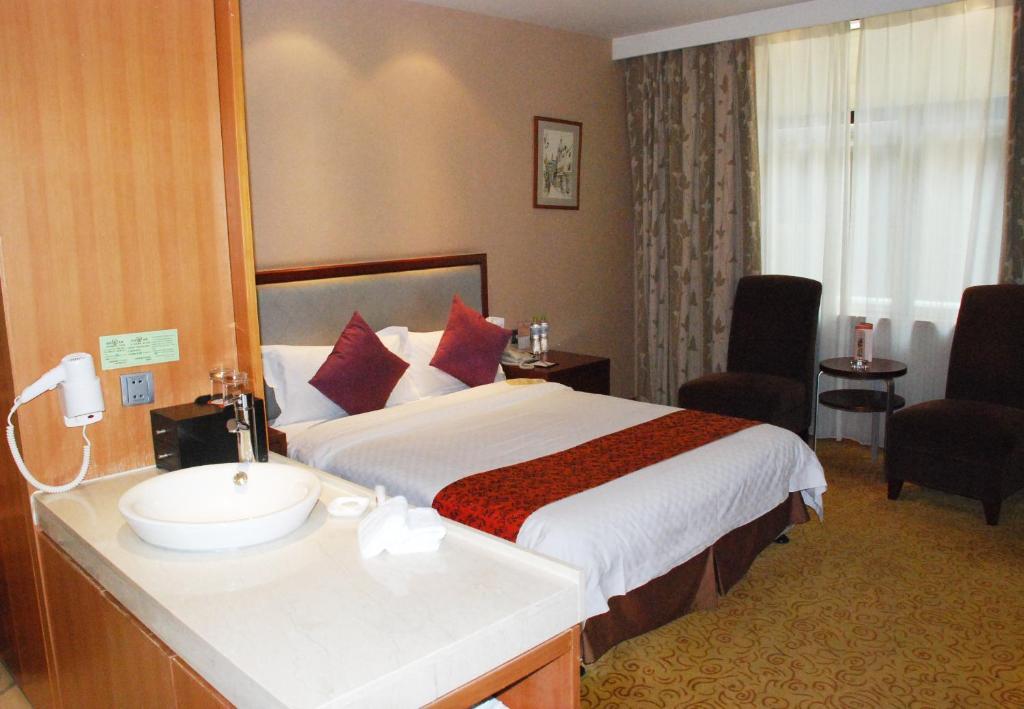 Shanghai Forte Hotel Oda fotoğraf